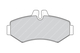 GARNITURE DE FREIN JEU ARRIERE  MERCEDES SPRINTER-